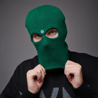 DOLLY NOIRE - Beanieclava Beanie Green