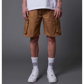 DOLLY NOIRE - Cotton Ripstop Cargo Easyshorts Beige