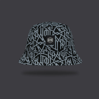 DOLLY NOIRE - Monogram DLYNR Reversible Bucket Black