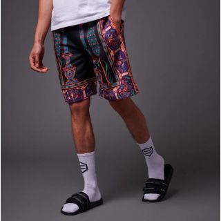 DOLLY NOIRE - Persian Rug Sweatshorts Black