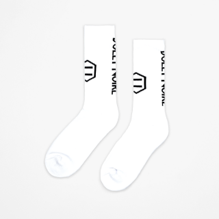 DOLLY NOIRE - Socks Woven Frontal Hexagon White