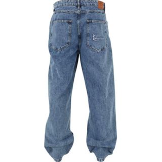 KARL KANI - SMALL SIGNATURE GY FIVE POCKET DENIM - Jeans a sigaretta - vintage mid blue