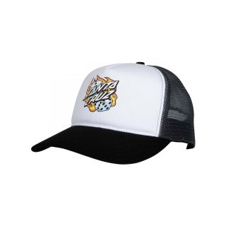 SANTA CRUZ - Flaming dice dot meshback