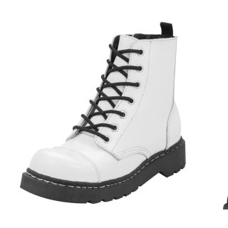 TUK - BOOTS ANARCHIC 7 EYE WHITE