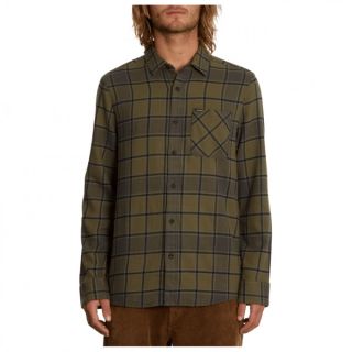 VOLCOM - CADEN PLAID SHIRT MILITARE