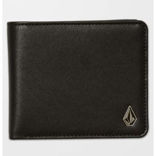 VOLCOM - SLIM STONE LARGE WALLET - BLACK