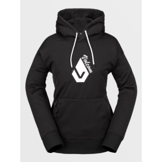 VOLCOM - WOMENS CORE HYDRO HOODIE - BLACK